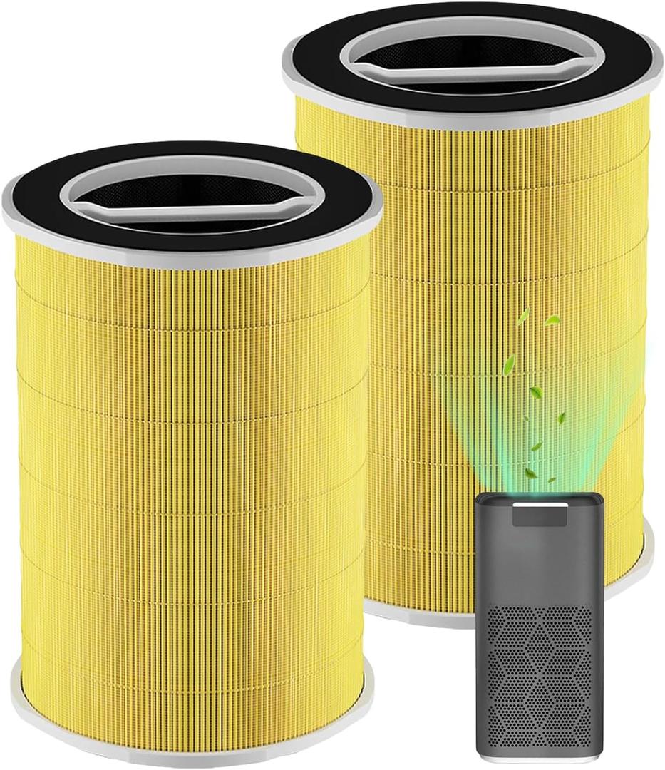 P200S/P200 Pro Pet Care Filter Replcement, Compatible with WELOV P200S/P200 Pro Air Purifier, 3-in-1 H13 True HEPA Filter and Pre-Filter, 2 Pack