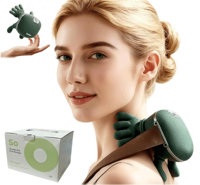 Neck Massager with Heat,shiatsu Neck and Shoulder Massager,masajeador de espalda y Cuello Neck and Back Massager for Pain Relief deep Tissue Massage2026 (Upgraded Version) Green.