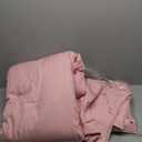 Bedsure Twin/Twin XL Comforter Set, Blush Pink Prewashed Bedding for All Seasons, 2 Pieces GentleSoft Warm Down Alternative Bed Set, 1 Lightweight Comforter (68"x88") and 1 Pillowcase (20"x26")