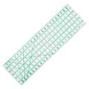 MANUFORE Quilting Ruler 6 x 24 Sewing Acrylic Ruler Anti-Slip Metric Ruler DIY Quilting Tools with Clear Printed Lines for Precise Cutting