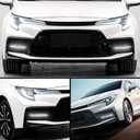 Switchback White/Amber LED Front Fog Daytime Running Lamp w/Dynamic Flash LED Turn Signal light Feature Compatible with Toyota Corolla 2020-2022 SE XSE Hybrid Accessories