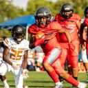 Battle Sports Triple Threat Wide Receiver Football Gloves, Ultra Stick Adult & Youth Gloves (Adult X-Large, Gold)