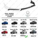 Front Lip Compatible with 2022-2024 Honda Civic, Air Dam Lower Chin Bumper Spoiler Splitter Protection Body Kit Fits for 4-Door Sedan & Hatchback 2022 2023 2024 (White Pearl NH883P)