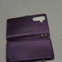 Defencase Compatible with Samsung Galaxy S23 FE 5G Case Wallet with RFID Blocking Card Holder for Women Men, PU Leather Magnetic Snap Flip Zipper Strap Wallet Phone Case Fit for Galaxy S23 FE, Purple