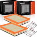 A-Premium 2-PC Engine Air Filter Compatible with Nissan & Infinit Models - Rogue, Sentra, 300ZX, Juke, FX35, FX37, FX50, M56, Q50, Q60, Q70, Q70L, QX70