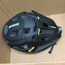 BUCKLOS Full Face MTB Helmet for Adults, ASTM F1952 Downhill Certified Mountain Bike Helmet, CPSC/ CE Safety Standard, Lightweight BMX Racing Helmet with Removable Visor, Black Green L