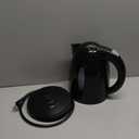 OVENTE Electric Kettle, 1.7L Fast Boiling Water Heater for Coffee or Tea, BPA Free with Water Level Gauge, Auto Shut-Off, Boil-Dry Protection, Indicator Light and Removable Filter, Black KP72B