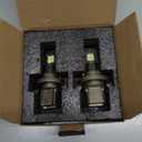 SEALIGHT H13/9008 LED Bulbs Hi/Low Beam, 50,000LM 10X Super Brighter, 1:1 Halogen Size, 6500K Cool White, 50,000Hrs Long Service Life with Cooling Fan, Plug and Play, Pack of 2