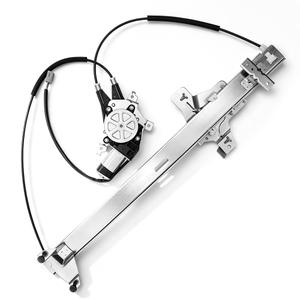 Window Regulator Front Left Driver Side fits for 1992-2014 Ford E150 E250 E350 Econoline & Club Wagon Super Duty,W/Motor[2 Pins] - Replaces 741-586