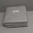 Collapsible Fabric Storage Cubes 11x11 Cube Storage Bins, 4 Pack Closet Baskets Box with Handles for Organizing, Shelf, Toys, Clothes, Home, Office, Nursery (Grey&White)