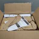 Universal TV Stand Base, Table Top for 17-55 Inch LCD/LED TVs, Height Adjustable Monitor Mount with Tempered Glass Base Holds up to 88lbs VESA 400x400mm, TS102 Black