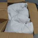 MIULEE 14x22 Pillow Inserts, Set of 2 Down Feather Throw Pillows for Couch Sofa Bed, Decorative Fluffy Throw Pillow Inserts Cotton Fabric,White