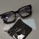 livho Oversized Blue Light Blocking Glasses for Woman - Rectangle Fashion Glasses for Computer, Chic Preppy Frame (*Coco Tortoise)