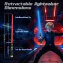 2 Pack Light Up Sabers for Kids Toddlers, Dueling Light Up Sword Toy for Boys, Space War Party Cosplay Birthday for Teen Men Age 4 5 6 7 8 9 10+