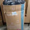 SAPHREAS 3 Inch Memory Foam Mattress Topper King Size with Soft Ventilated Mattress Pad Cover, Egg Crate Bed Topper for Back Pain & Pressure Relief, CertiPUR-US Certified (White)