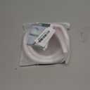 39" Side Open One Cord Hider (<1/ 4") for Wall Mounted Tv, Extension Flexible Cable Cover to Hide Conceal Cords Along Wall, Wire Raceway Management Cable Concealer Channel, Electric Cord Organizer, White