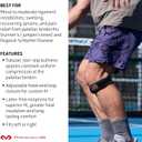 McDavid Knee Band for Knee Pain Relief, Support Brace Patella Tendon Knee Strap for Pickleball, Hiking, Soccer, Basketball, Running, Jumpers Knee, Tennis, Tendonitis, Volleyball & Squats, Medium Black