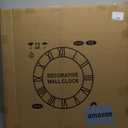 Maxstar Large Moving Gear Wall Clock for Living Room Decor,Vintage Industrial Steampunk,Metal Wall Clock Decorative for Home Office, Dinning Room,Farmhouse(Bronze Copper,Arabic Number,30 INCH)