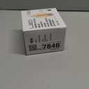 ALAMPEVER LED Chandelier Light Bulbs 40 Watt, Dimmable CA11 Candelabra LED Light Bulb, E26 Led Bulbs 2200K Warm White, Amber Glass, 6 Pack, 330LM