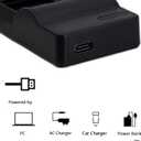 Norifon BP-808 USB Charger for Canon FS100, FS200, FS300, LEGRIA HF G10, LEGRIA HF G25 Camera and More