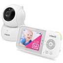 VTech VM923 Baby Monitor, 2.8 Screen, Pan-Tilt-Zoom, 1000ft Long Range, Night Vision, 2-Way Audio, Temperature Sensor, Lullabies, Secure Transmission No WiFi