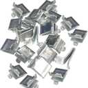 Bueyfolt Adjustable Steel Pilaster Shelf Support Clips -20 Pieces