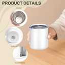 YOUKE OLA 16 Pack Stainless Steel Insulated Coffee Mug Bulk with Lids, 12oz Vacuum Insulated Double Wall Travel Mug for Hot and Cold Drinks Home Office Car, 16 Colors