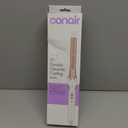 Conair Double Ceramic -Inch Curling Iron, -Inch Barrel Creates Tight Curls, Hair Curler for Use on Short, Medium, & Long Hair, White/Rose Gold
