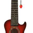 23" Acoustic Guitar, Kids 6 String Toy Guitar - Realistic Steel Strings - Beginner Practice First Musical Instrument for Children, Toddlers (Mahogany)