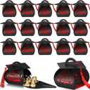 Colarr 100 Pack Graduation Cap Candy Box Graduation Party Favors Grad Gift Box with Gold Tassel Little Souvenir for Guest for Class of 2025 Party Supplies(Black, Red)