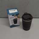 Vacuum-Insulated Stainless Steel Travel Coffee Mug, Leak-Proof Reusable Coffee Cup with Lid - Keep Hot & Cold Drinks for Hours, Durable Insulated Tumbler for Men & Women(3rd-Dark Coffee, 12OZ)