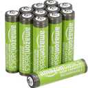 Amazon Basics 12-Pack Rechargeable AA NiMH Batteries, 2000 mAh, 1.2V, Low Self Discharge, Pre-Charged, Recharge up to 1000x Times