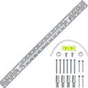 W11025649 AP6245752 W10440498 Microwave Mounting Plate Bracket Kit Replacement for Whirlpool Kitchen-Aid Amana Maytag Microwave Mounting Kit with Column Level & Hardware Screws Replaces PS12074431