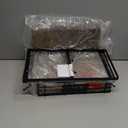 EsLuker.ly Coffee Mug Cup Holder Tree Bar Station Organizer, 2 Tier Mug Stand Rack for Countertop Kitchen, Storage Tower Display Shelf with 12 Hooks, Coffee Nook Enhancer, Vintage Brown Black