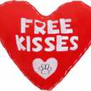 BoomBone Valentines Dog Toy, Plush Dog Squeak Toy, Heart Dog Toy for Small Medium Dogs