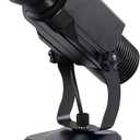 LED Logo GOBO Projector with DJ Effect Light Including Free Custom Glass GOBO to Project Image for Hotel Company Store Wedding Advertising Indoor Use (Black)