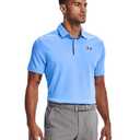 Under Armour Men's Tech Golf Polo, Carolina Blue (475)/Pitch Gray, X-Large