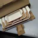 Bakeware Set of 4, MALACASA Porcelain Baking Pans Set for Oven, Casserole Dish, Ceramic Rectangular Baking Dish Lasagna Pans for Cooking Cake Pie Dinner Kitchen, Red (9.5"/11.25"/12.75"/14.5")