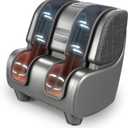 Homedics Deluxe Foot Massager & Calf Massager, Rolling & Compression Massage, Adjustable Tilt, Washable Liners, 4 Programs, 3 Intensity for Muscle Relief and Post-Workout Recovery
