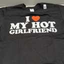 I Love My Hot Girlfriend T-Shirt, Size L