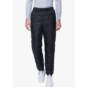 Down Pants, Men's Winter Warm Loose Utility Puffer Pants, Outdoor Insulation Compression Ski Snow Pants - Small