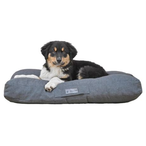MaxCor Medium Rectangular Anthracite Memory Foam Dog Cushion - Waterproof and Relaxing - Relieves and Preserves Joints - Easy to Carry - Does Not Deform and Machine Washable