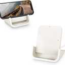 Wireless Charger YUWISS Wireless Charging Stand Cordless Charger 10/7.5/5W Compatible with iPhone 14 13 12/12 /11Pro Max/XR/XS Max/XS/X/8/8Plus Galaxy S22/S21/S9/S9+/S8/S8+ Note (White)