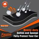 Kayme Hail Protector SUV Car CoverAnti Hail Thickened Multi-Layered EVA Car Cover Waterproof All Weather with Wind Straps, Outdoor Hail Protection Cover, Fit SUV Jeep-Length (182 to 191 Inch)