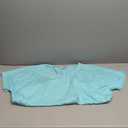 WIHOLL Womens Short Sleeve V Neck Dolman Tops with Side Shirring Loose Fit Shirts (3X-Large, 2-aqua)