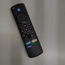 Replacement Firestick Remote Control Fit for Fire Smart TV Stick Lite/4K/4K MAX/4K Plus/HD, Smart TV 3rd Gen/TV Cube(1st/2nd/3rd Gen)/TVs Stick(2nd/3rd Gen) with Voice Controller Green hulu Button (black)