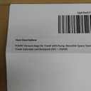 Vacuum Bags for Travel with Pump, Reusable Space Saver Bag, IP67 Waterproof Vacuum Packing Cubes for Travel Suitcases and Backpack (1PC + PUMP)