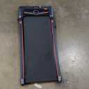 Walking Pad, Treadmill with Incline, 10% Under Desk Treadmill, EAGLOG 2.5HP Portable Treadmills for Home Small Women, Running Machine with Remote Control, 330lbs Capacity (Black)