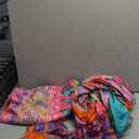 Pangzi Bohemian Retro Bedding Sheet Set,1 Fitted Sheet, 1 Flat, 2 Pillow Cases - 4 Piece (Full, Red)