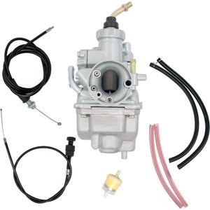 TTR125 Carburetor and Choke Cable Kit/Carburetor Throttle Cable Compatible for Yamaha TTR125 TTR125LE TTR125E TTR125L 2000-2007 Replace 5HP-14101-00-00, 5HP-14101-10-00, 5HP-14101-20-00
